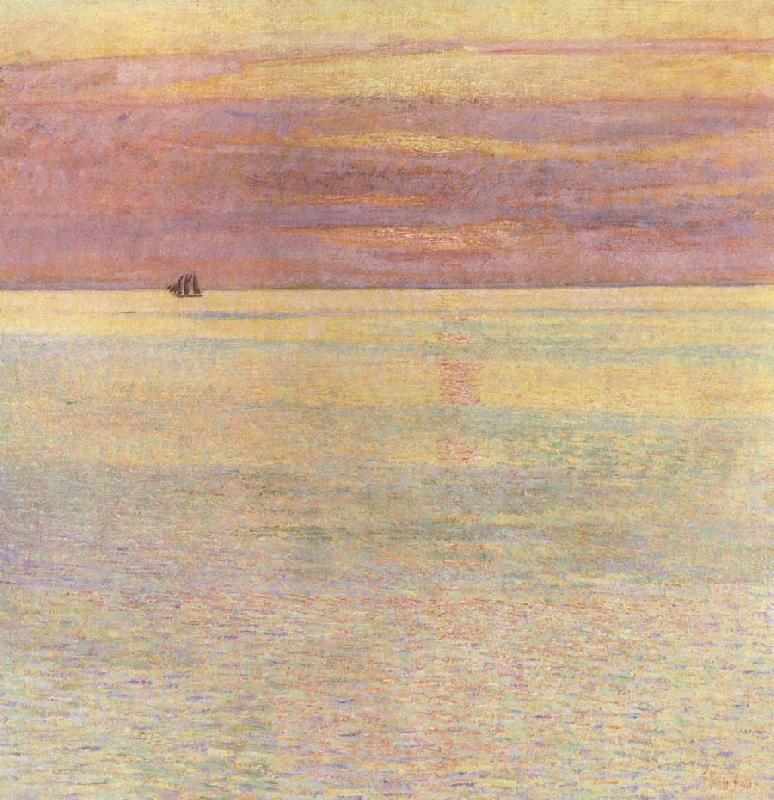 Childe Hassam Sunset at Sea oil painting picture
